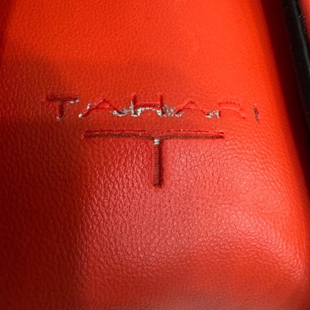 Tahari Vibrant Red/Orange Crossbody Bag - Picture 5 of 5